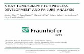 X-RAY TOMOGRAPHY FOR PROCESS DEVELOPMENT AND FAILURE ANALYSIS · X-RAY TOMOGRAPHY FOR PROCESS DEVELOPMENT AND FAILURE ANALYSIS Jürgen Gluch1,*, ... Smart home, ... Segmentation allows
