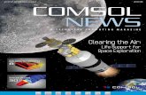 Clearing the Air - Home - Tech Briefs Media Group · 2008 COMSOL NEWS A TECHNICAL COMPUTING MAGAZINE Clearing the Air: Life Support for Space Exploration AUTOMOTIVE: SENSOR DESIGN