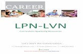 LPN-LVN Curriculum Spanning Resources 1.16webcms.fadavis.com/images/PDFs/2018/CareerLPN... · Essentials of Anatomy ... Nutrition Lutz Nutrition and Diet ... Professional Practice