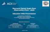 Neuraxial Opioid Single Dose Observation Chart - … Opioid Single Dose Observation Chart - adult Education Slide Presentation ... nerve roots of the central nervous system including