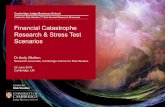 Financial Catastrophe Research & Stress Test Scenarios · Financial Catastrophe Research & Stress Test Scenarios ... 12 Historical Financial Crisis ... What is a Stress Test Scenario?