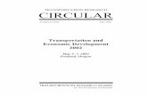 TRANSPORTATION RESEARCH CIRCULARonlinepubs.trb.org/Onlinepubs/circulars/ec050.pdf · Nilam Bedi Michael Bell ... 2 Transportation Research Circular E-C050: ... this document provides