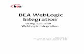 BEA WebLogic Integration - Oracle and Maintaining Documents ... Within BEA WebLogic Integration ... Accredited Standards Committee X12 Web site at UN EDIFACT …
