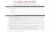 PfP Compass HIIN Reporting Database Work Plan Template · PfP Compass HIIN Reporting Database Work Plan Template ... Hospital conducts shift change huddles and does bedside reporting