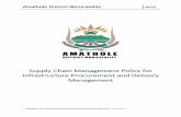 Supply Chain Management Policy for Infrastructure ... Policy...Amathole 2017District Municipality v | SCM Policy for Infrastructure Procurement and Delivery Management | Dated 2017