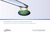 CASSIDA VALUE PROPOSITION - za | FUCHS LUBRICANTS … · 2016-02-23 · The production of NSF-registered food grade lubricants ... The Total Cost of Ownership – Reduction of Costs