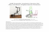 Self-Transfer Assistive Device for Hip and Knee ... · Self-Transfer Assistive Device for Hip and Knee ... The self-transfer assistive device allows hip and knee ... shows the geometry