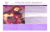 Church of St. Raphael · 2018-03-16 · Good Friday - Celebrations of the Lord’s Passion: ... salva on is becoming common, a vision which, marked by a strong personal convic on
