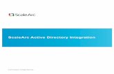 ScaleArc Active Directory Integration - Amazon Web … · ScaleArc Active Directory Integration ... DNS Server which can resolve hostname of both ScaleArc and AD Server. ScaleArc