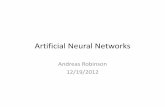 Artificial Neural Networks - .Artificial Neural Networks ... – MNIST Handwritten Digits Benchmark
