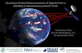 Quantum-limited Measurements of Signals from a … · Quantum-limited Measurements of Signals from a Satellite in Geostationary Earth Orbit Author: Dominique Elser, Kevin Günthner,