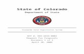 COLORADO BENEFITS MANAGEMENT SYSTEM … · Web viewLibrary Management Page Limit: 30 pages Project Organization and Preliminary Project Plan DOS anticipates that the vendor selected