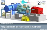 Cogeneración en Proyectos Industriales - IV Congreso de ... · Consumo específico de vapor da turbinas existentes 5,7 kg/kW Palha Reserva de combustível Moagem 13% 80% N.A 3% Premissas