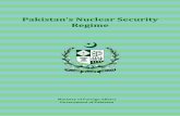 Pakistan’s Nuclear Security - Ministry of Foreign … of Foreign Affairs Government of Pakistan . 1 Pakistan’s Nuclear Security Regime Security consciousness is an integral part