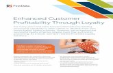 Enhanced Customer Profitability Through Loyalty - … Customer Profitability Through Loyalty For many years First Data has provided industry leading processing capability to allow