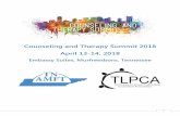 Counseling and Therapy Summit 2018 April 13-14, 2018 · Understand moral injury and its consequences especially in military veterans, but also in other professions ... Trevecca Nazarene