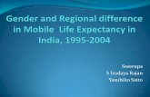 Sreerupa S Irudaya Rajan Yasuhiko Saito expectancy without mobility limitation or mobile life expectancy, was calculated to measure changes in population health status between 1995
