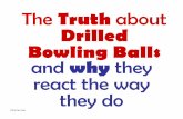 The Truth about Drilled Bowling Balls and they react the ...cdn.bpaa.com/Training/Bowl Expo 2010/The-Truth-About-Drilled-Balls.pdf · The Truth about Drilled Bowling Balls and why