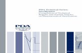 PDA Technical Series: Sterilization Compilation of … Technical Series: Sterilization Compilation of Technical Reports and Journal Articles on Pharmaceutical Sterilization Validation