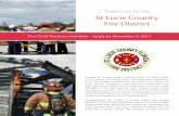 Welcome to the St Lucie County Fire District - cb-asso.com€¦ · Fire Chief St. Lucie County Fire District, Florida fishing, boating, jet skis, kayaking and so on. The western county