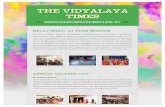 b-temple.orgb-temple.org/wp-content/uploads/2017/03/The-Vidyalaya-Times-Mar... · THE VIDVALAŸA TIMES NEWSLETTER: MARCH & APRIL 2017 HELLO INDIA!: AT PENN MUSEUM For the past 7 years,