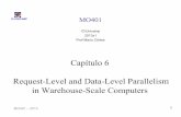 Capítulo 6 Request-LevelandData-LevelParallelism in ...cortes/mo401/slides/obsoleto/ch6_v1.pdf · Request-LevelandData-LevelParallelism in Warehouse-ScaleComputers. ... • Physical