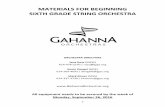 MATERIALS FOR BEGINNING SIXTH GRADE …gahannaorchestras.weebly.com/uploads/1/7/4/4/17447347/materials...MATERIALS FOR BEGINNING SIXTH GRADE STRING ORCHESTRA ... The Loft Violin Shop