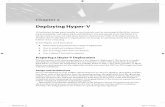 Deploying Hyper-V - cdn.ttgtmedia.comHyper... · Windows Server 2012 Hyper-V, organizations can leverage an operating system that has been built for cloud computing. In this chapter,