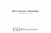 Q1 User Guide - BlueAnt · 6 Overview The revolutionary BlueAnt Q1 Bluetooth ® headset is voice controlled for a truly hands-free experience. You don't even need to train it to recognize