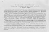 THOMAS MERTON ON PIERRE TEILHARD DE CHARDINmerton.org/ITMS/Seasonal/10/10-4King.pdf · 2 THOMAS MERTON ON PIERRE TEILHARD DE CHARDIN -by Thomas M. King, S.J. In the summer of 1966