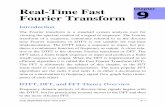 Real-Time Fast Chapter Fourier Transformmwickert/ece5655/lecture_notes/ARM/ece5655_chap9.pdftive to the DTFT is the discrete Fourier transform or DFT ... as the overlap and save method
