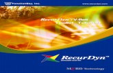 RecurDyn™/ V-Belt - CAENETproduct.caenet.cn/Uploadfiles/1288011320099800002009022605132099… · V-BELT TUTORIAL CREATING SUBSYSTEM Starting RecurDyn To start RecurDyn and create