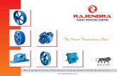 The Power Transmission Unit ” - Rajendra Pulleyrajendrapulley.com/wp-content/uploads/2017/11/Rajendra-Pulley... · Dall Mill, Rice Mill, Rolling Mill, Cement Plant. ... Elevator,