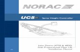 Spray Height Controller - NORAC Systems International - … · 2017-02-28 · Congratulations on your purchase of the NORAC UC5 Spray Height Controller. ... list or the installation