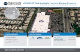 ±32,000 SF Pad Available | Lowe’s Excess Propertyw-retail.com/wp-content/uploads/2018/01/AZ-Mesa-SWC-Hampton-Ave...Southwest Corner Hampton Avenue & Higley Road | Mesa, Arizona