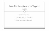 Insulin Resistance in Type 2 DM - c.ymcdn.comc.ymcdn.com/sites/ Resistance in Type 2 DM. ... no single laboratory test is used to diagnose insulin ... Before undertaking exercise more