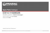Spare Parts Catalogue CX14-1150X525 - Pramac Lifter€¦ · Functional Group Functional Group Number Table Number Revision Rahmen 1 - 0 (11-2006) CX14-1150X525 - Machine code: EC241000000