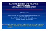 NATURAL HAZARDS AND DISASTERS: ORIGINS, … HAZARDS AND DISASTERS: ORIGINS, RISKS, MITIGATION AND PREDICTION ... Floods in Bangladesh, ... Major natural disasters in documented history