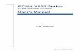 ECM-LX800 2nd user manual - LEAD · ECM-LX800 User’s Manual 5 Product Warranty Aualue warrants to you, the original purchaser, that each of its products will be free ... 3.5.8 PnP