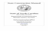 State Construction Manual - Amazon Web Services · Section 511 Electronic Submittal Requirements ... Section 712 Designer Evaluation ... Chapter 3 of the State Construction Manual.
