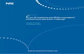 Can AI improve portfolio managers' investment …/media/PDF/global/opinion/lakyara/2017/lkr...Can AI improve portfolio managers' Investment decision-making? vol.270 For analyzing the