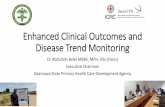 Enhanced Clinical Outcomes and Disease Trend Monitoring · 2018-04-27 · Mgt Committee . Business . Effective Plan Affordable . SPHCDA . ... PTB patient completed treatment and cured.