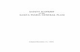 SAFETY ELEMENT - cityofsantamariaonline.org · prepared by the Santa Barbara county Association of Governments, ... ground failure, tsunami , seiche, and dam failure; ... Safety Element