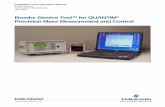 Brooks Service ToolTM for QUANTIM Precision Mass ... · Precision Mass Measurement and Control. Installation and Operation Manual X-BST-Qm-eng ... 4.4 Putting the Service Tool in
