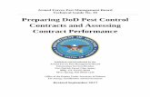Preparing DoD Pest Control Contracts and Assessing ... · TGs are not policy documents; rather, they provide technical guidance for the use of the DoD ... The pest control monitoring