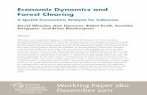 Economic Dynamics and Forest Clearing Dynamics and Forest Clearing ... control for protection zoning, ... Chowdhury (2006) and Vance and Geoghegan ...