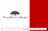 TABLE OF CONTENTS - South College · South College Faculty Handbook 1 TABLE OF CONTENTS Section Page _____ INTRODUCTION 3