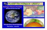 PLATE TECTONICS -Part I - SeaSciSurf Home Page · PLATE TECTONICS -Part I ... Continental Drift Plate Tectonics Theory Topics Seafloor Spreading Subduction ... Plates “spread”