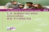 La educación escolar en Franciamedia.eduscol.education.fr/file/dossiers/89/3/2010...Índice Novedades 2010 - 2011 3 Principios fundamentales 4 Organización de la escolaridad 5 Los