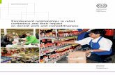 Employment relationships in retail commerce and their ... · The special role of e-commerce ... Diversification of the employment relationships in retail commerce needs to take these